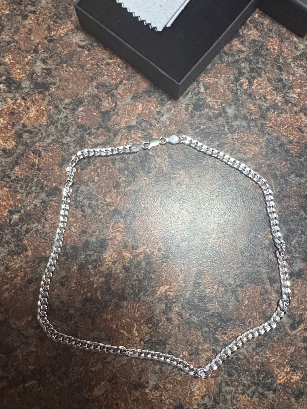 Sterling Silver Cuban Link Necklace - Silver